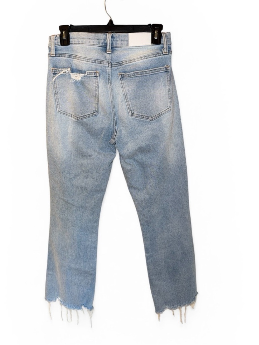 PISTOLA High Rise Medium Blue Distressed Ripped Straight Leg Women’s Jeans 28 - Picture 11 of 11